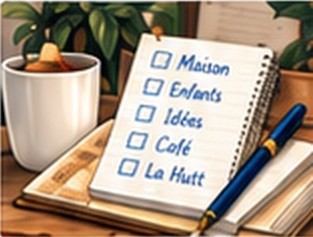 Notes du quotidien inspirant La Hutt
